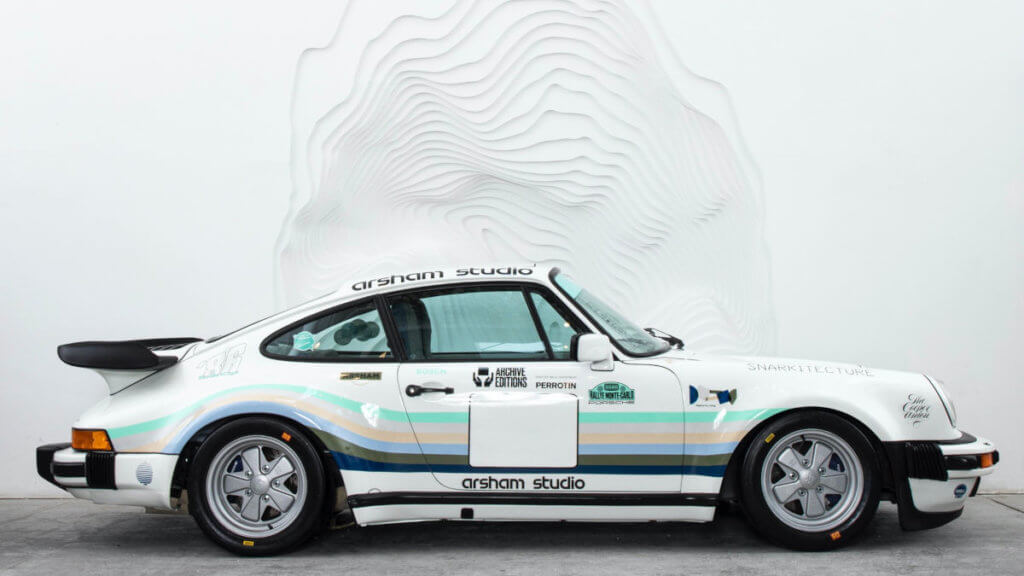 daniel arsham eroded 911 turbo figure white